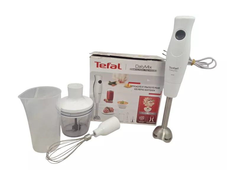 BLENDER RĘCZNY TEFAL HB5331 ROZDRABNIACZ MIKSER 600W + KPL