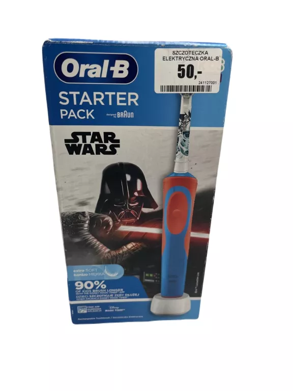 SZCZOTECZKA ELEKTRYCZNA ORAL-B STAR WARS KIDS