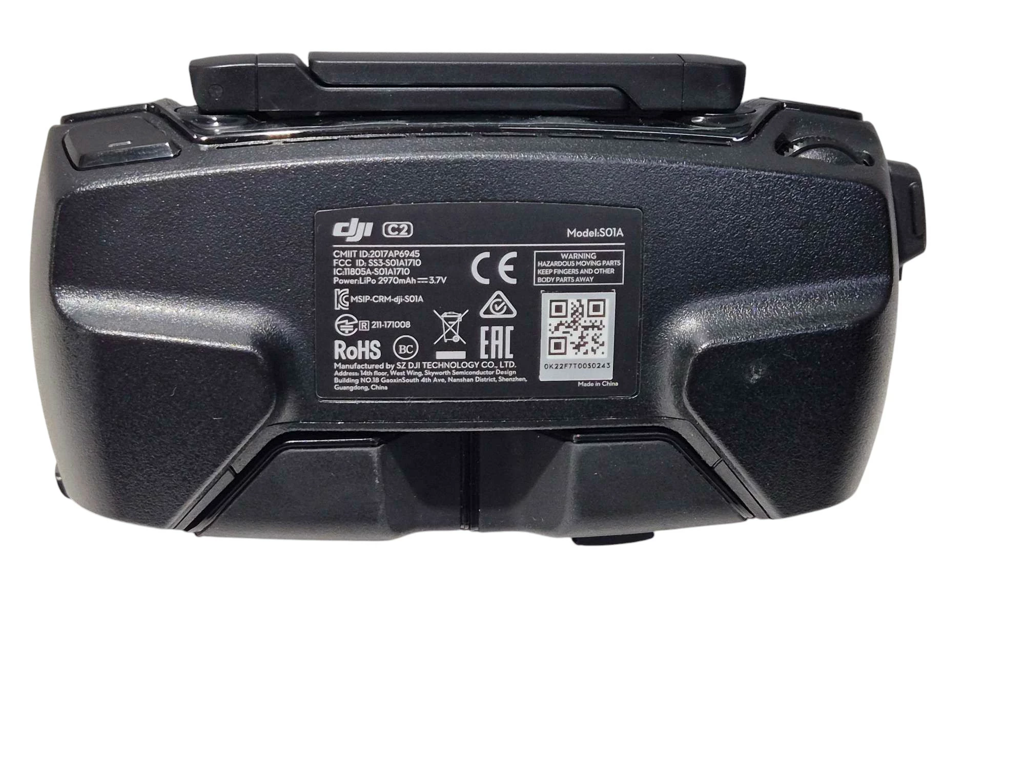 pilot-sterowania-dji-mavic-air-s01a-opis-ean-gtin-6958265100413