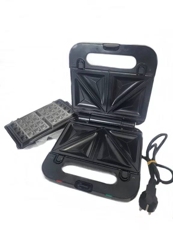 QUIGG 3W1 GOFROWNICA GRILL OPIEKACZ ZESTAW