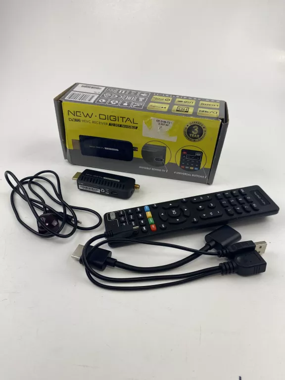 MINI DEKODER TUNER TELEWIZJI NAZIEMNEJ FULLHD DVB-T2 HDMI FULLHD T2 007