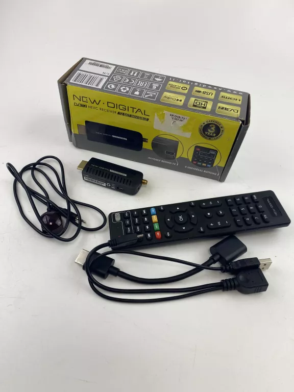 MINI DEKODER TUNER TELEWIZJI NAZIEMNEJ FULLHD DVB-T2 HDMI FULLHD T2 007