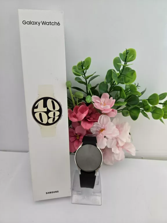 SMARTWATCH SAMSUNG GALAXY WATCH 6 CZARNY PASEK