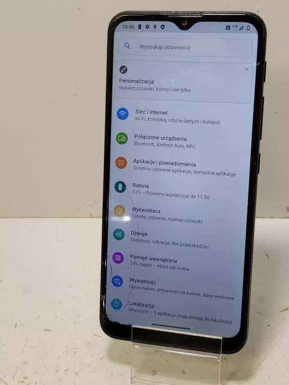 TELEFON MOTOROLA MOTO G10 64GB PĘKNIĘTA*