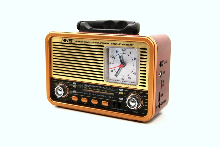 RADIO W STYLU RETRO SIECIOWO-BATERYJNE AM, FM, SW KOPIER BT88