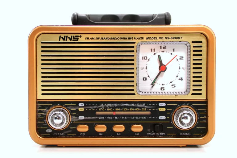 RADIO W STYLU RETRO SIECIOWO-BATERYJNE AM, FM, SW KOPIER BT88