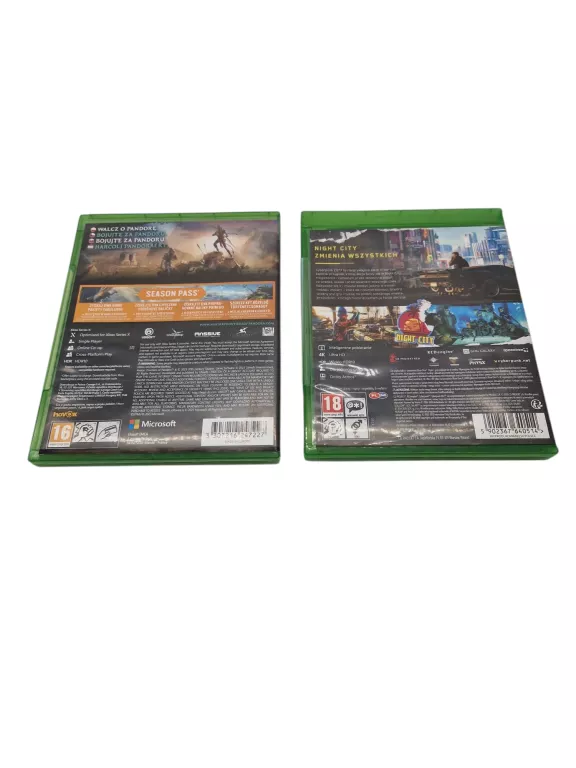 XBOX SERIES S AVATAR (CD 2) + XBOX ONE CYBERPUNK 2077 (CD 2) * OPIS *