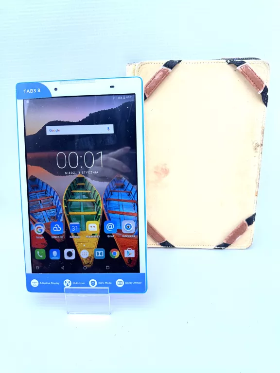TABLET LENOVO TB3-850M + ETUI LENOVO TAB3 8 ANDROID 6.0!