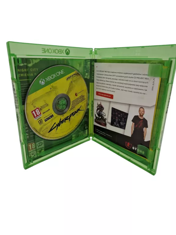 XBOX SERIES S AVATAR (CD 2) + XBOX ONE CYBERPUNK 2077 (CD 2) * OPIS *