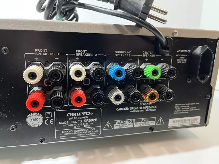 AMPLITUNER ONKYO TX-SR502E + PILOT