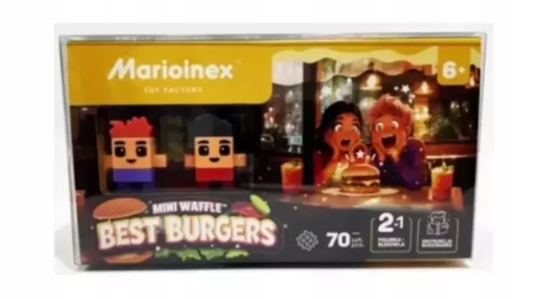 MARIOINEX KLOCKI BEST BURGERS TRUCK 70 ELEMENTÓW