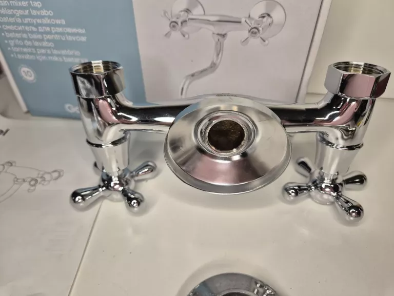 BATERIA UMYWALKOWA GOODHOME ŚCIENNA ETEL CHROM BX220AW