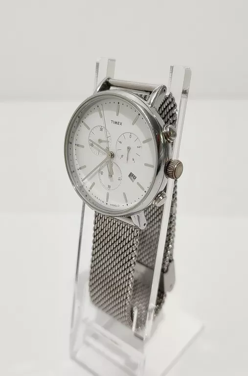 ZEGAREK TIMEX TW2R27100 SREBRNY B/N