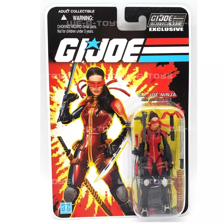 G.I. JOE NINJA KIM ARASHIKAGE EXCLUSIVE ACTION FIGURE 2012 HASBRO