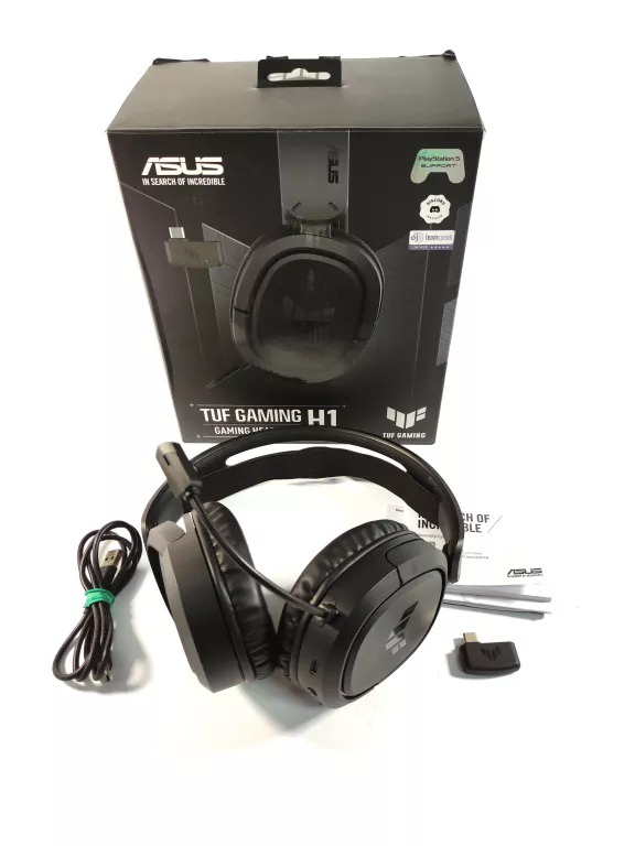 SŁUCHAWKI ASUS TUF GAMING H1 WIRELESS KOMPLET GW