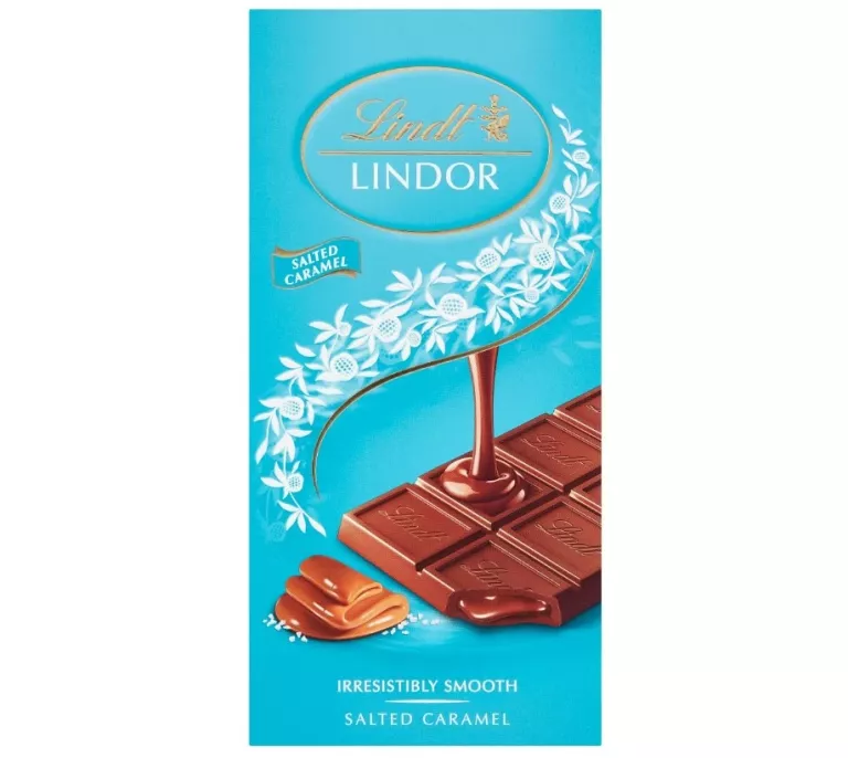 LINDT CZEKOLADA LINDOR SALTED CARAMEL SŁONY KARMEL 100 G