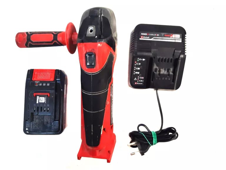SZLIFIERKA KATOWA EINHELL TC-AG 18/115 LI + BATERIA + ŁADOWARKA