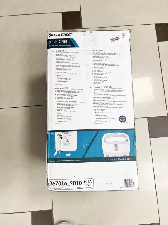 OSUSZACZ POWIETRZA SILVERCREST SLE 200 A1 PUDEŁKO