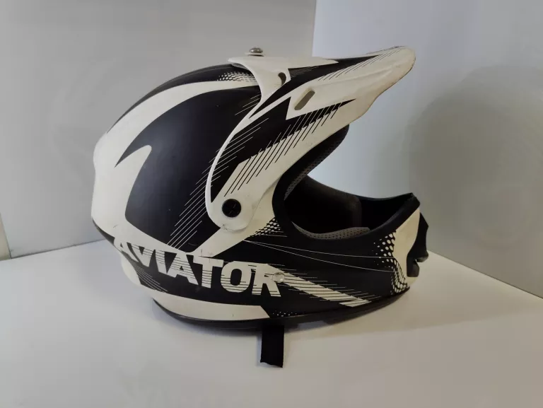 KASK MOTOCYKLOWY CROSS ENDURO DZIECIĘCY AVIATOR JUNIOR ROZMIAR M