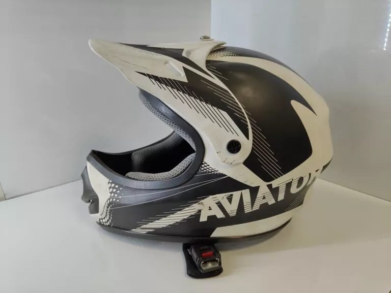 KASK MOTOCYKLOWY CROSS ENDURO DZIECIĘCY AVIATOR JUNIOR ROZMIAR M