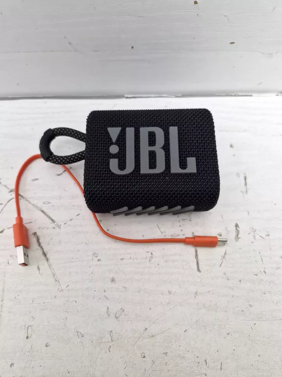 GŁOŚNIK JBL GO 3 /CZARNY/KABELEK