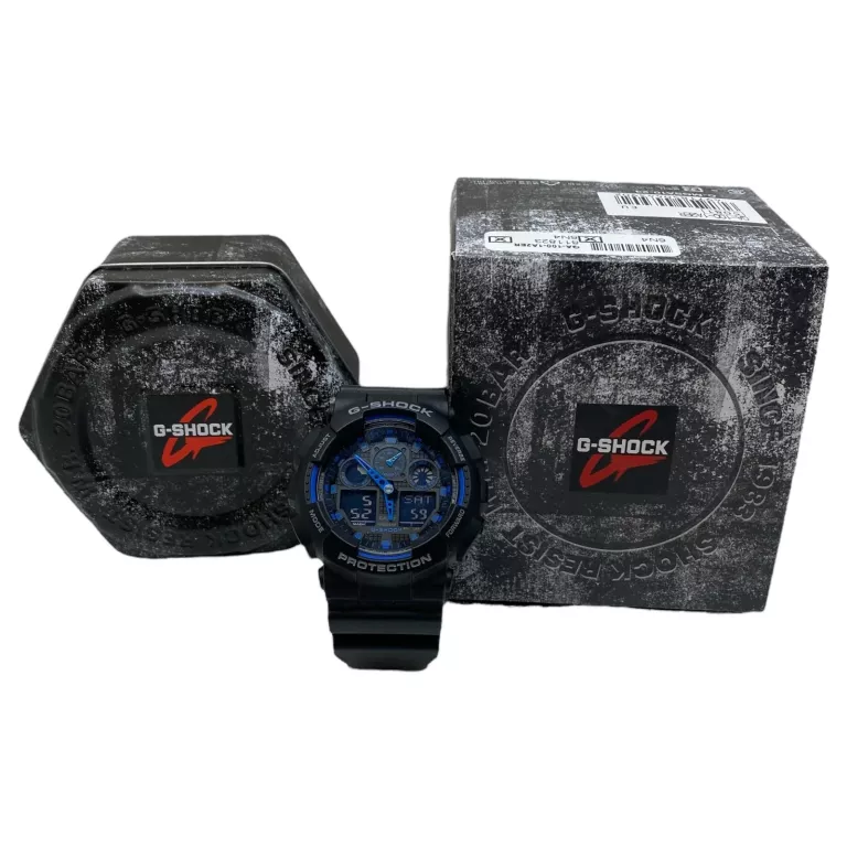 ZEGAREK CASIO G-SHOCK GA-100-1A2ER 20BAR HOLOGRAM