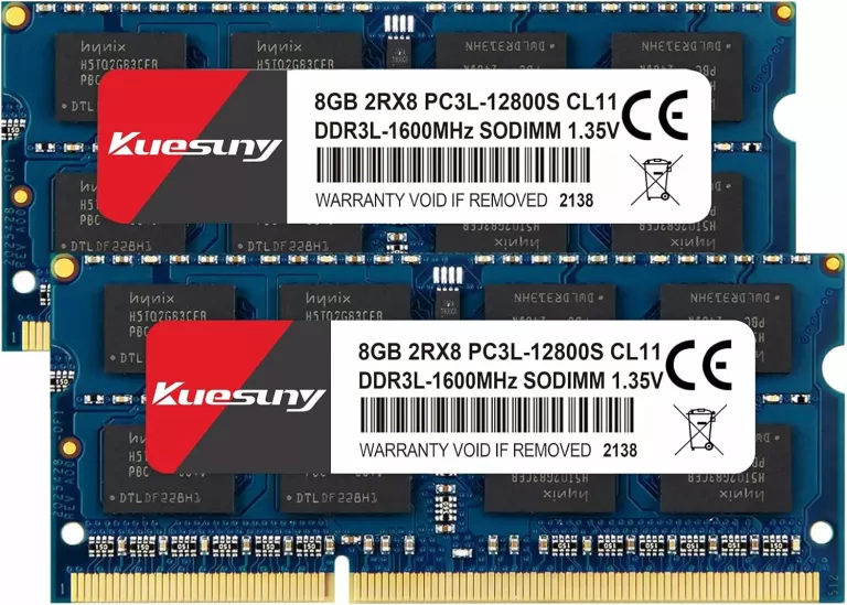 KUESUNY RAM DDR3-L PAMIĘC 8GM 2 SZTUKI DO LAPTOPA