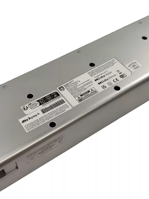 SOUNDBAR PHILIPS TAB8507/10 Z BEZPRZEWODOWYM SUBWOOFEREM 3.1 SREBRNY