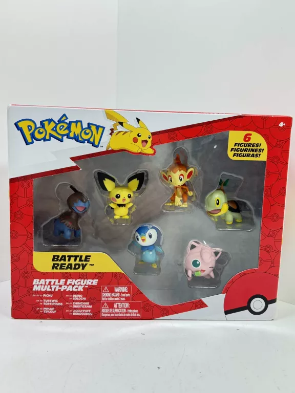 POKEMON BATTLE READY 6 FIGURES