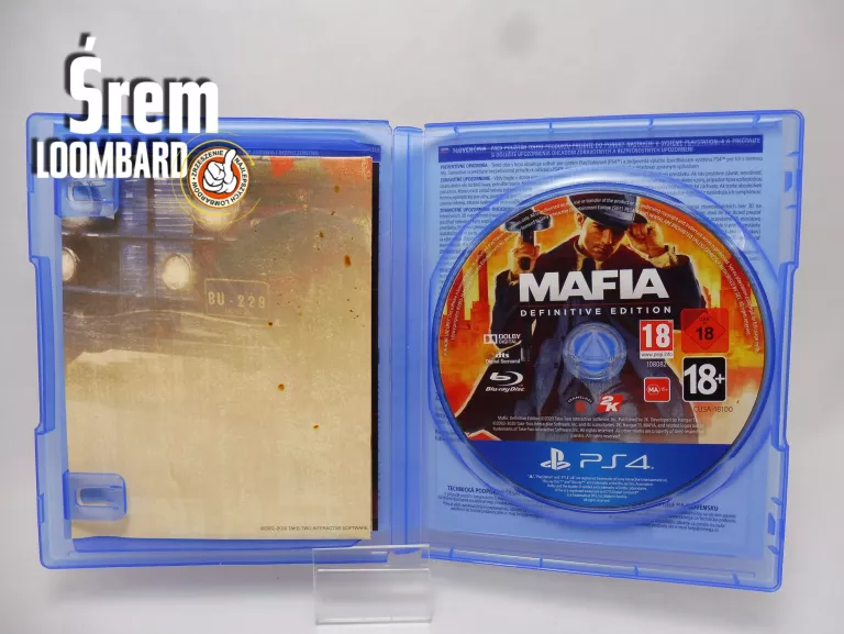 GRA MAFIA DEINITIVE EDITION NA PS4, STAN BDB!