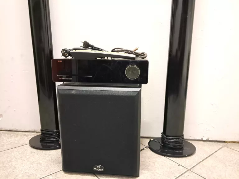 ZESTAW KINA DOMOWEGO HARMAN KARDON HS 200 + AMPLITUNER + WZMACNIACZ MAGNAT
