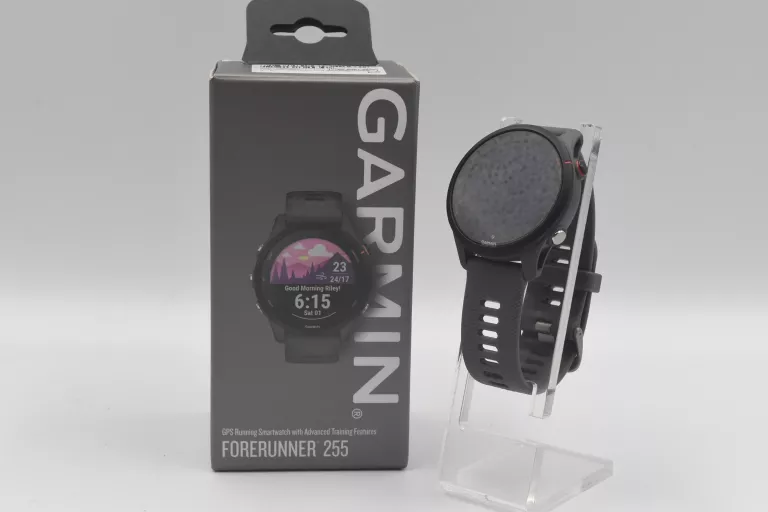 SMARTWATCH GARMIN FORERUNNER 255 45MM GPS PAY GRAFITOWY