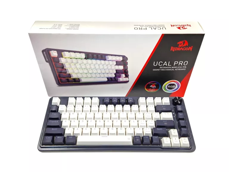KLAWIATURA REDRAGON UCAL PRO K673 RBG WIRELESS 75%