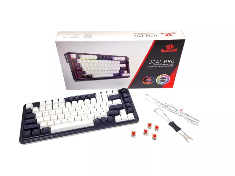 KLAWIATURA REDRAGON UCAL PRO K673 RBG WIRELESS 75%