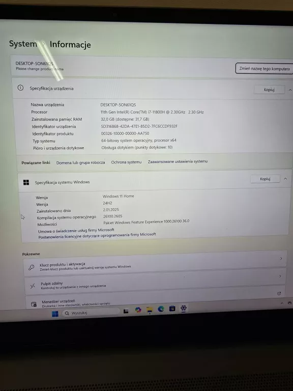 MSI CREATOR Z16 16 " INTEL CORE I7- 32/1TB SSD/RTX3060