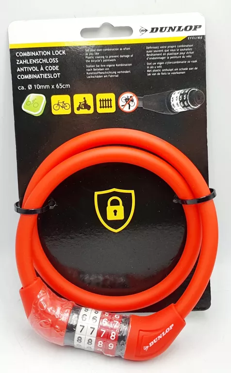 DUNLOP ZAPIĘCIE ROWEROWE 180861 LINKA, CZERWONY 10X65
