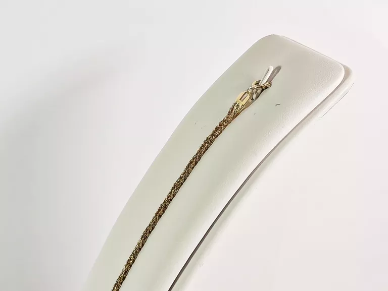 ZŁOTA BRANSOLETKA 375 2,45G ZŁOTO 9K DAMSKA BRANSOLETKA PODWÓJNA 19 CM