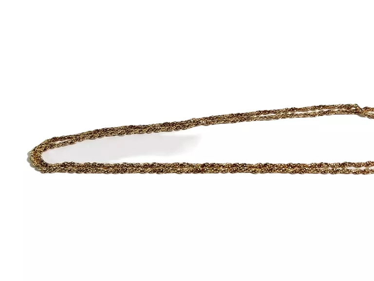 ZŁOTA BRANSOLETKA 375 2,45G ZŁOTO 9K DAMSKA BRANSOLETKA PODWÓJNA 19 CM