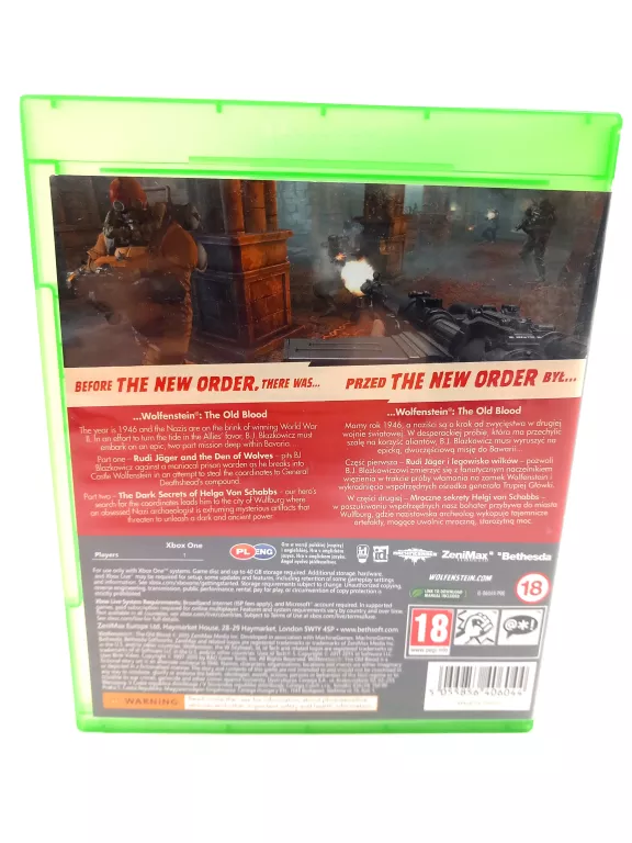 WOLFENSTEIN THE OLD BLOOD XBOX ONE