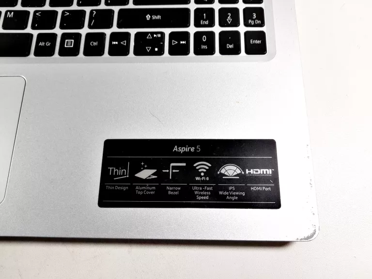 LAPTOP ACER ASPIRE 5 I7-10510U 16 GB / 512 GB EKRAN 15.6" WIN10 HOME