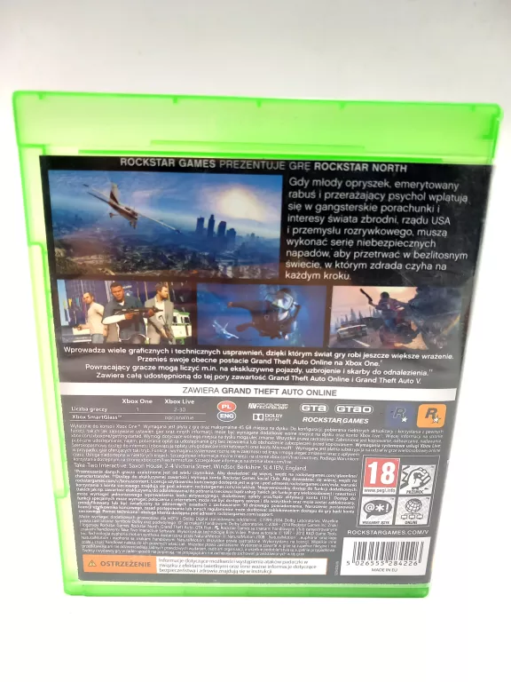 GRAND THEFT AUTO V XBOX ONE