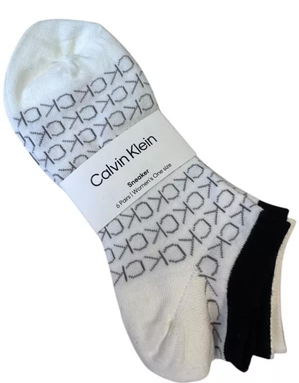 SKARPETKI CK CALVIN KLEIN DAMSKIE 6 PAK R.37-41