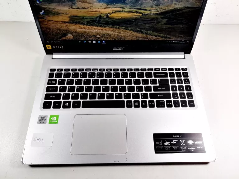 LAPTOP ACER ASPIRE 5 I7-10510U 16 GB / 512 GB EKRAN 15.6" WIN10 HOME