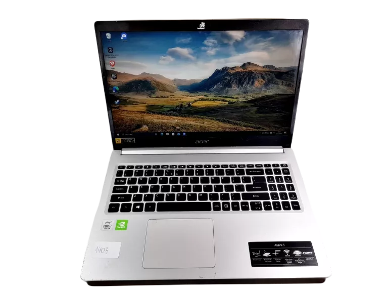 LAPTOP ACER ASPIRE 5 I7-10510U 16 GB / 512 GB EKRAN 15.6" WIN10 HOME