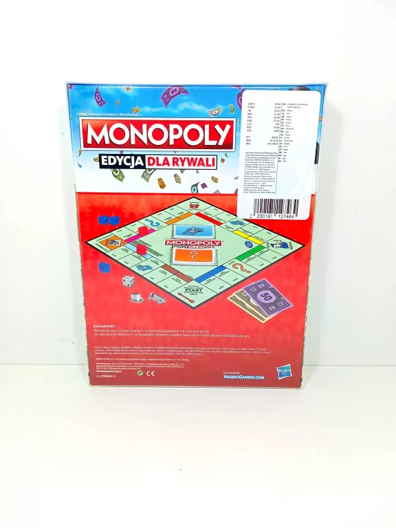 HASBRO MONOPOLY EDYCJA DLA RYWALI