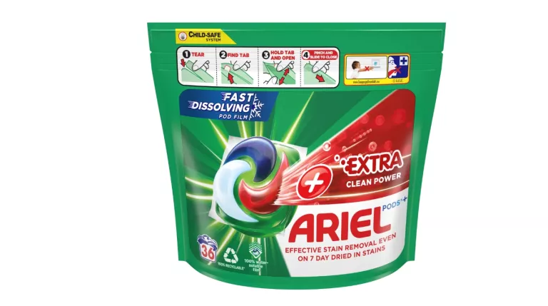 KAPSUŁKI ARIEL ALL-IN-1 EXTRA CLEAN PAWER 36PRAŃ