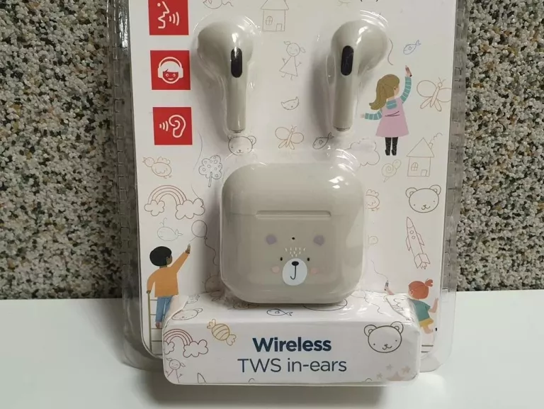 SŁUCHAWKI BLUETOOTH WIRELESS TWS MISIE