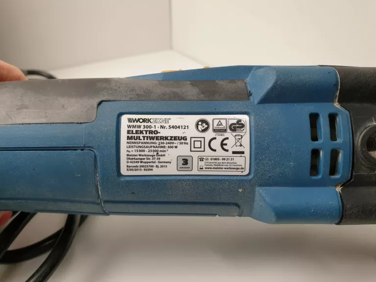 NARZĘDZIE WIELOFUNKCYJNE WORKZONE 300 W SZLIFIERKA WMW 300-1