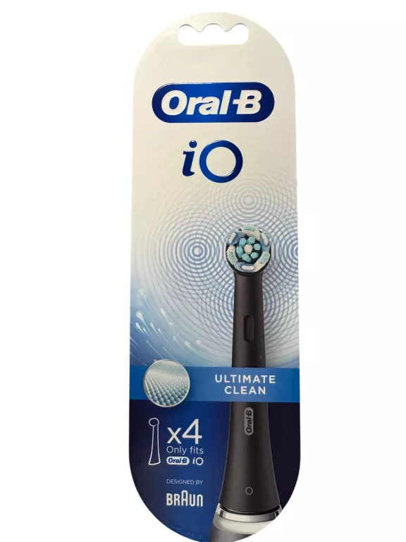 KOŃCÓWKI IO ORAL-B 4SZT ULTIMATE CLEAN EB4 CZARNE STAN FABRYCZNY!