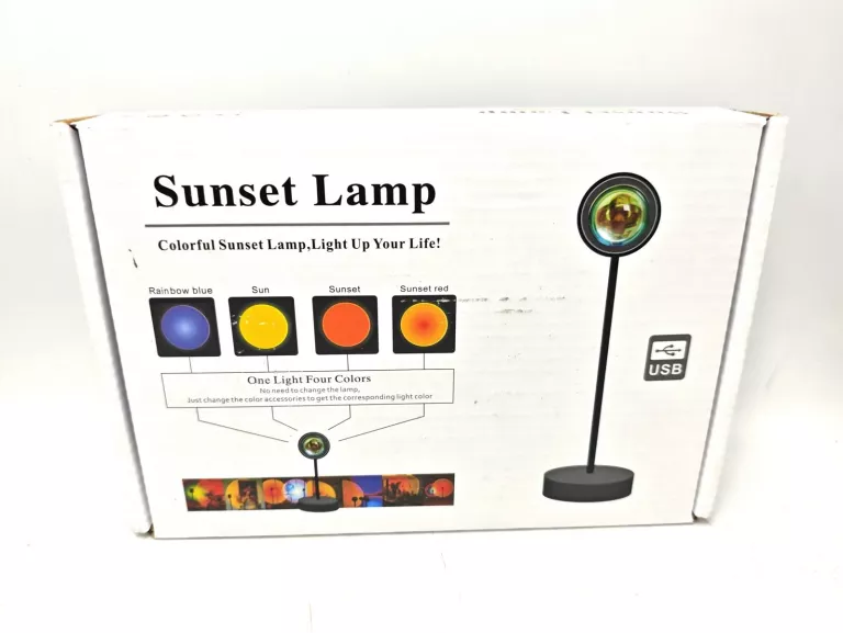 LAMPA IMITUJĄCA ŚWIATŁO SŁONECZNE SUNSET LAMP KPL